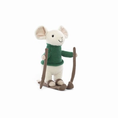 Jellycat Merry Mouse Skiing Australia | 901782KGE